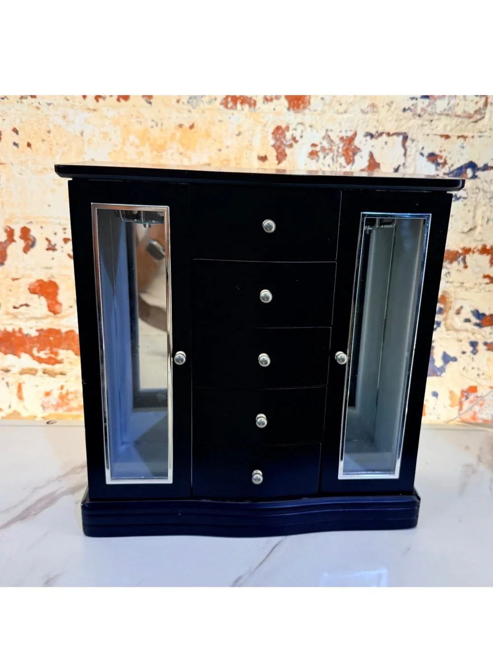 Java Finish Jewelry Armoire